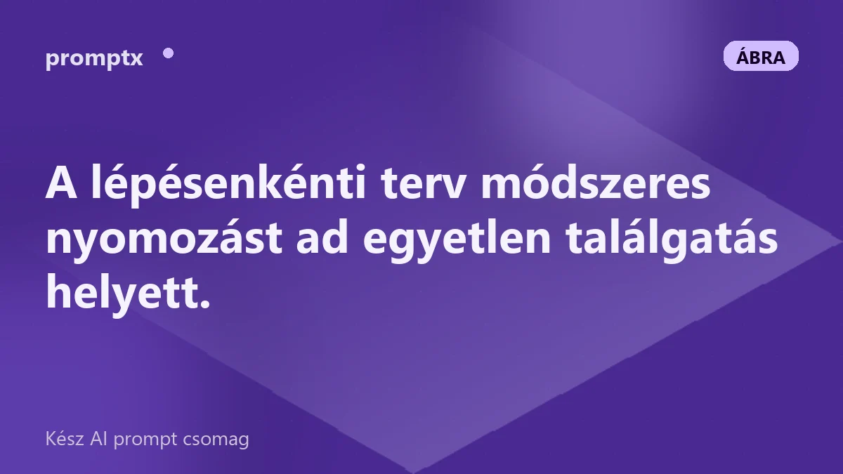 Lehetséges okok listája ellenőrző lépésekkel