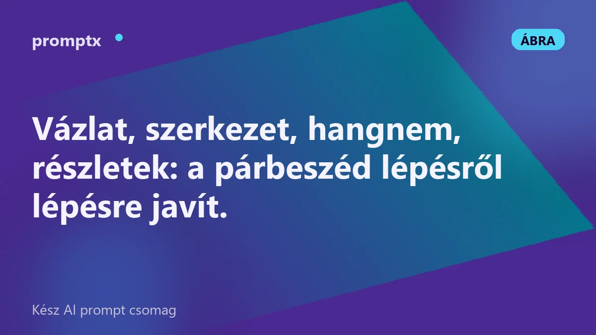 Iteratív promptolás - a válasz csiszolása lépésekben