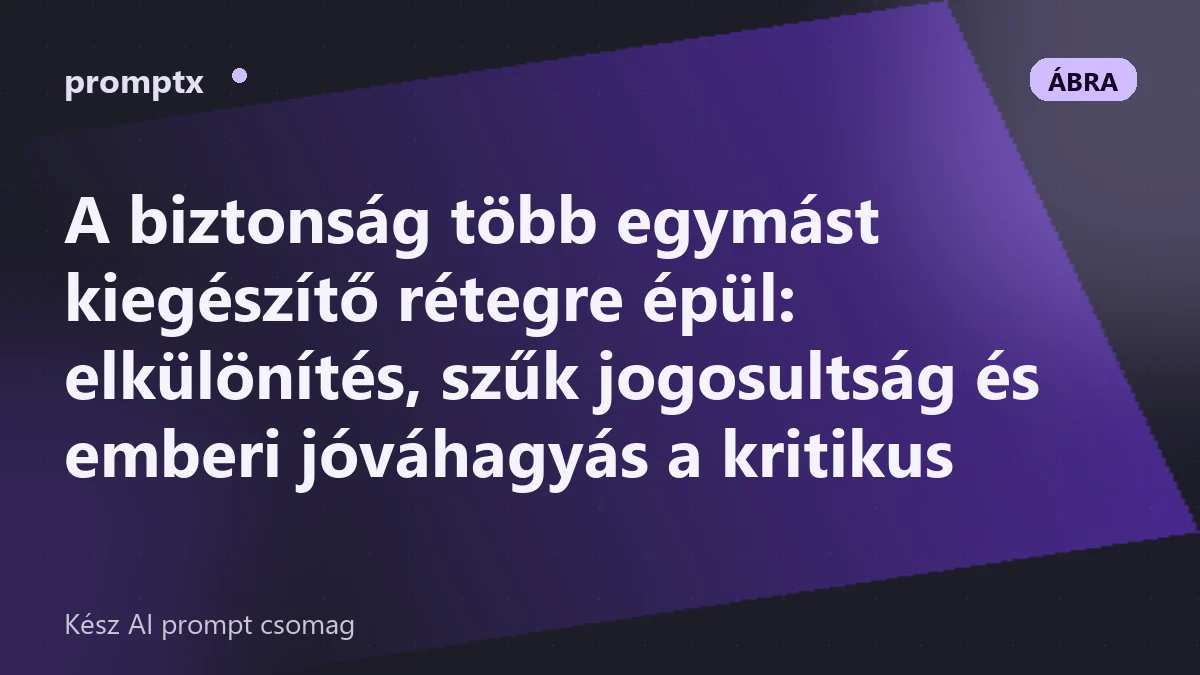 Megbízható utasítás és nem megbízható bemenet elkülönítve, védelmi rétegekkel